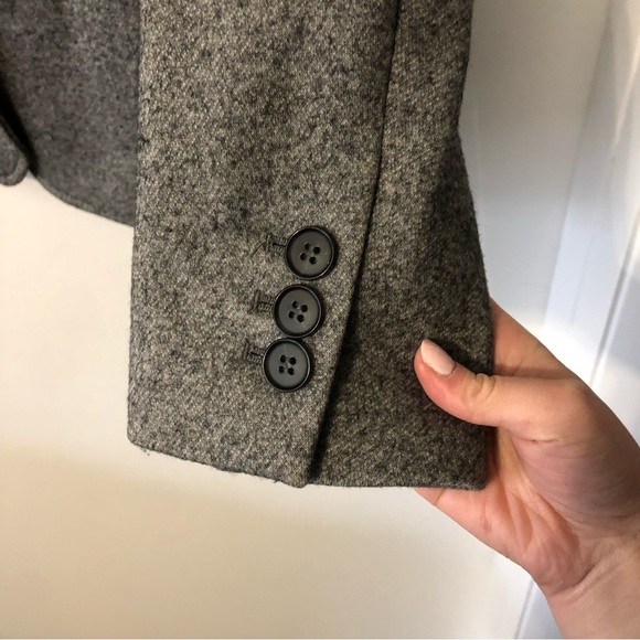 Talbots Gray Wool Blazer - Picture 7 of 9